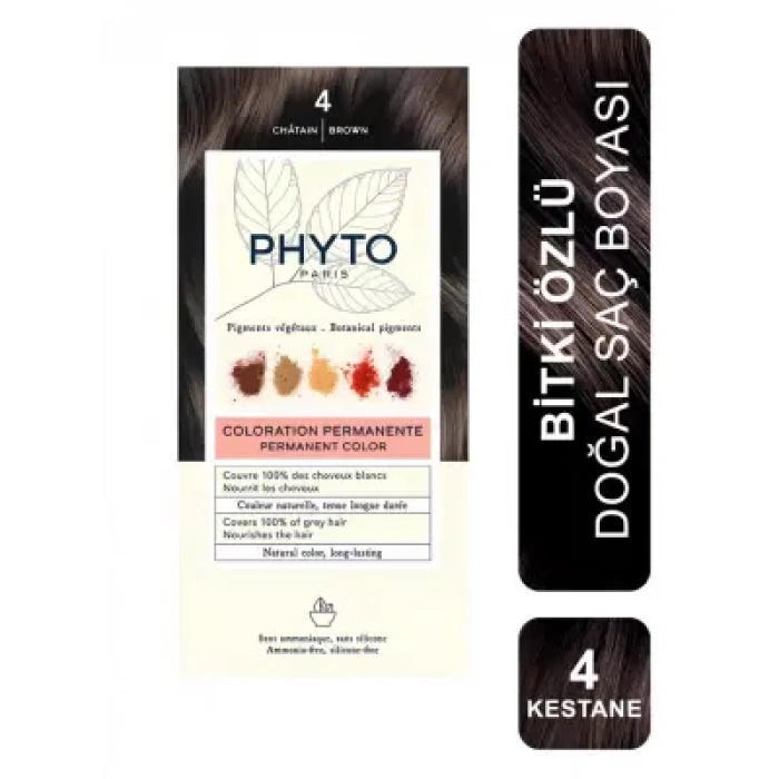 Phyto Color Bitkisel Saç Boyası - 4 Kestane