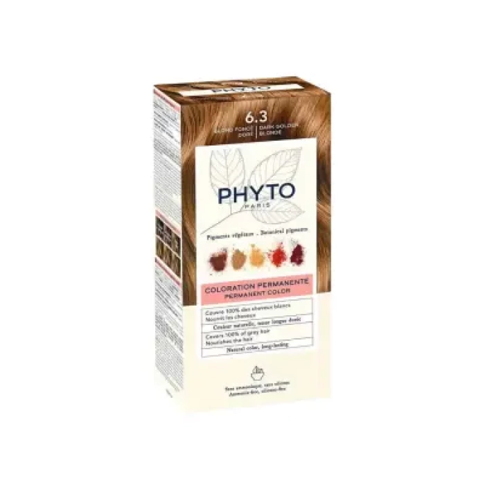 Phyto Color Bitkisel Saç Boyası 6.3 - Koyu Kumral Dore