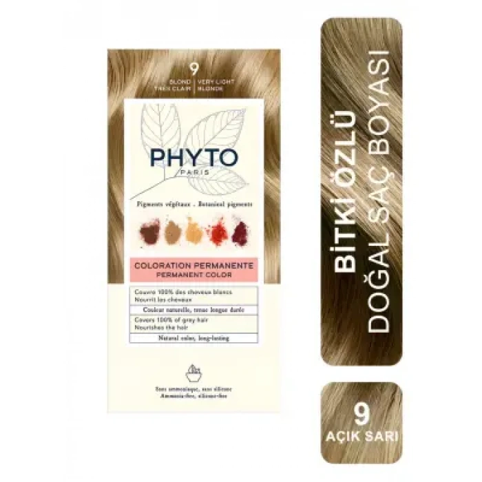 Phyto Color Bitkisel Saç Boyası 9 - Açık Sarı