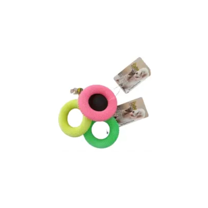 Plastik Simit Köpek Oyuncağı