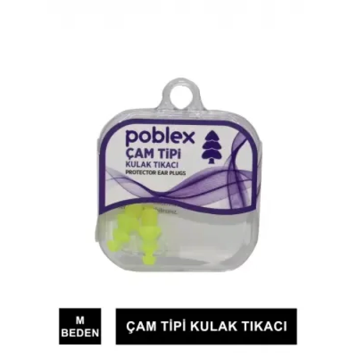 Poblex Çam Tipi Kulak Tıkacı - M -