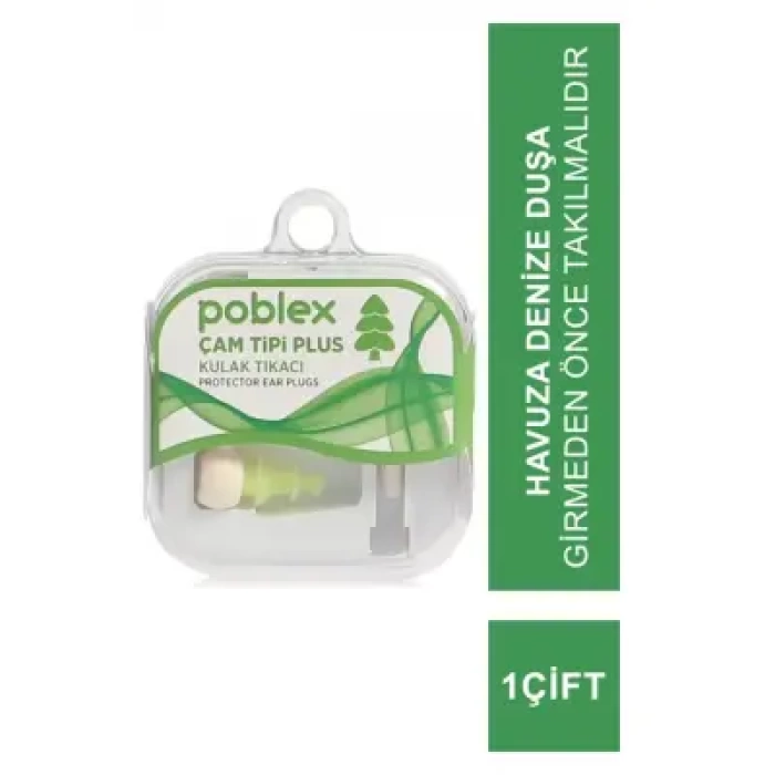 Poblex Çam Tipi Plus Kulak Tıkacı 1 Çift - Beden:S - Kutulu