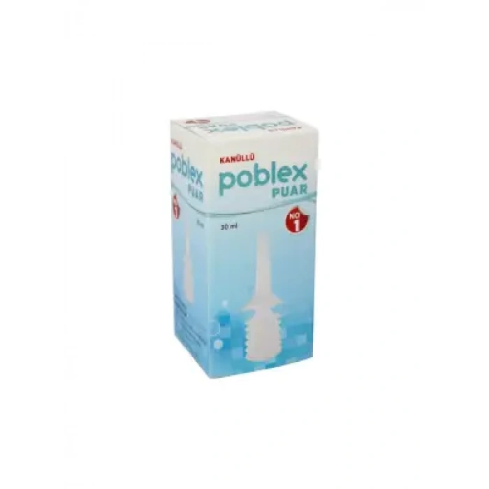 Poblex Kanüllü Puar No:1 30 ml