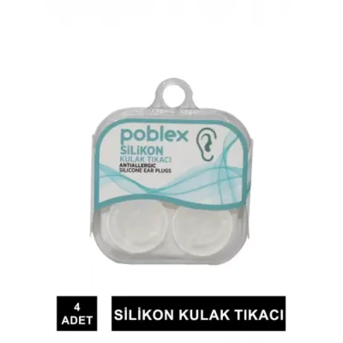Poblex Silikon Kulak Tıkacı 4lü