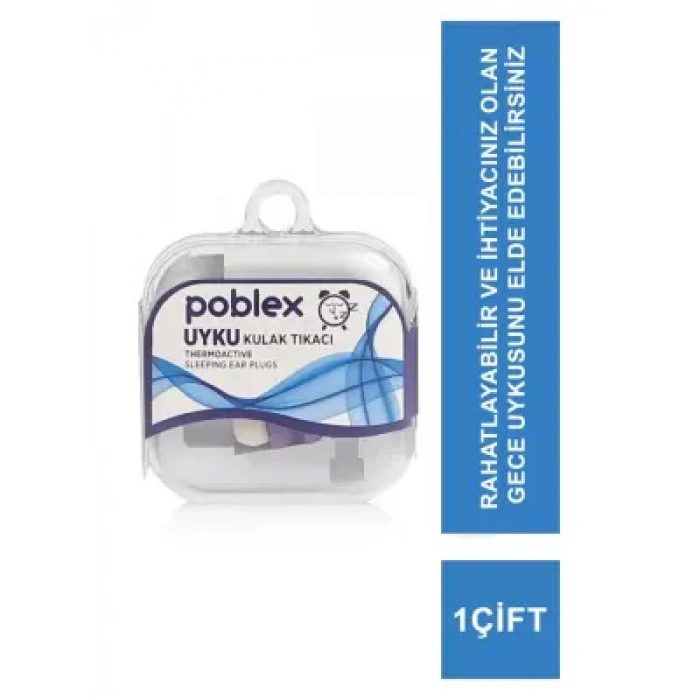 Poblex Uyku Kulak Tıkacı Thermoactive 1 Çift - Beden:L - Kutulu