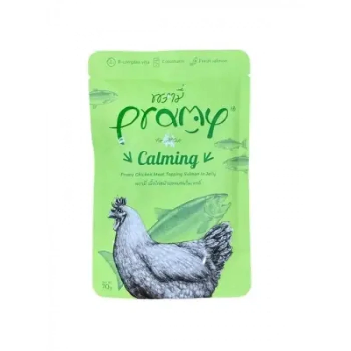 Pramy Jöle İçinde Somonlu Ve Tavuklu Yetişkin Kedi Maması 70G