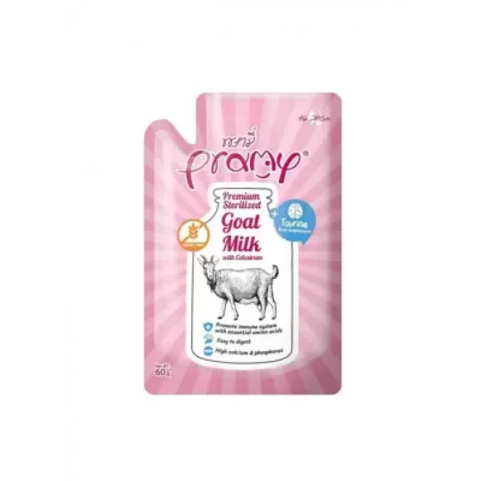 Pramy Yavru Kediler İçin Kolostrum Ve Taurinli Sterilize Keçi Sütü 60G
