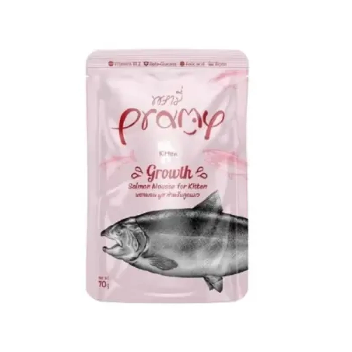 Pramy Yavru Kediler İçin Somonlu Mousse 70G