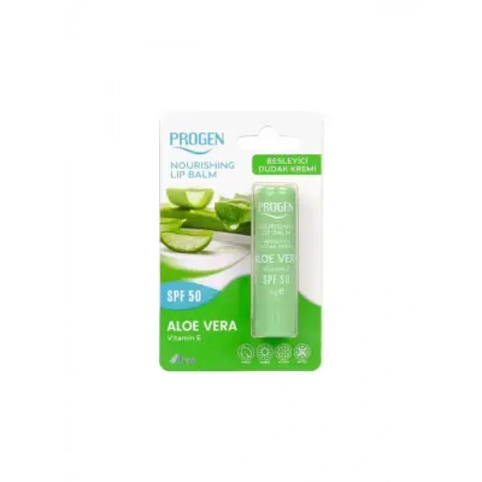 Progen Spf50 Aloe Vera Besleyici Dudak Kremi 5gr