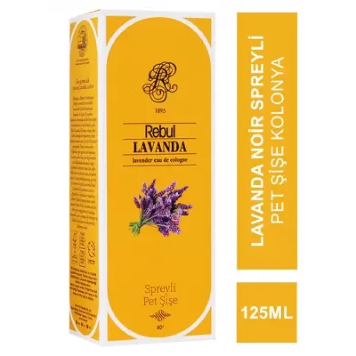Rebul Lavanda Spreyli Pet Şişe Kolonya 125 ml