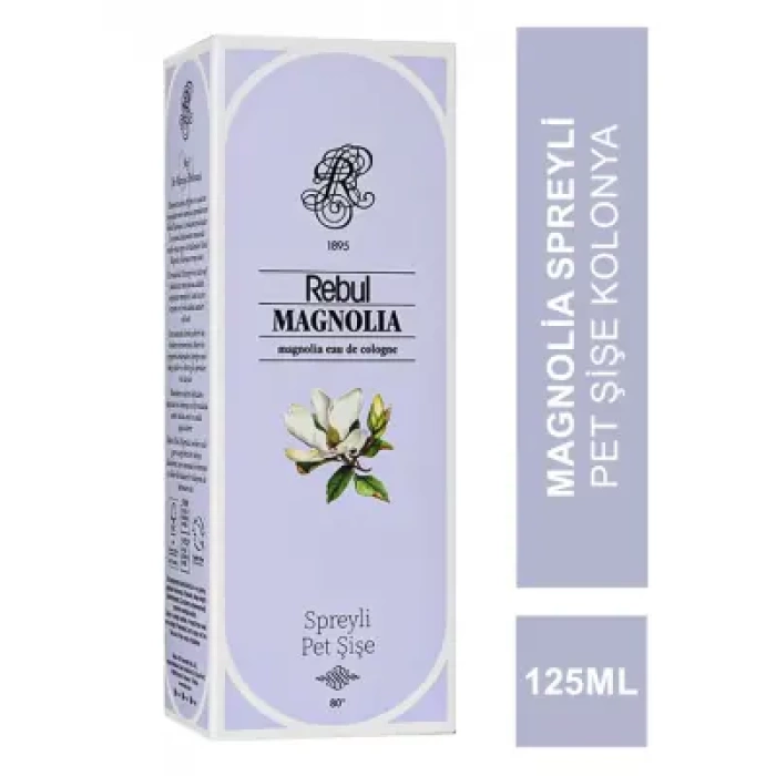 Rebul Magnolia Spreyli Pet Şişe Kolonya 125 ml