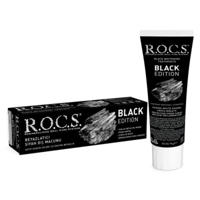 Rocs Black Edition Diş Macunu 60 ml