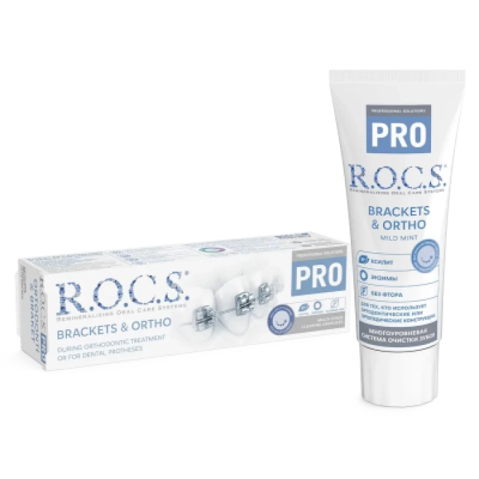 Rocs Brackets & Ortho Pro Özel Diş Macunu 60ml