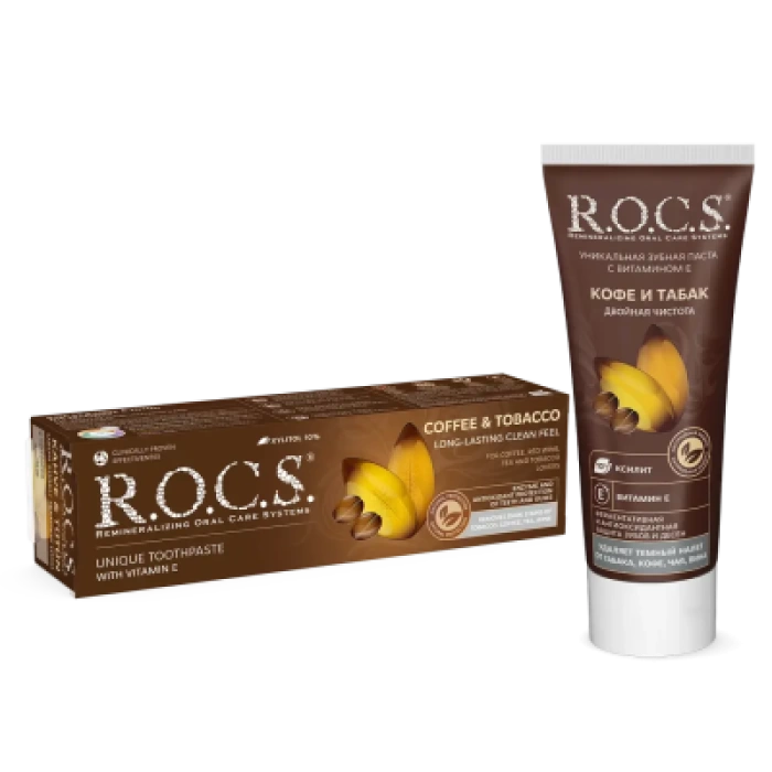 ROCS Kahve & Tütün Lekelere Karşı Diş Macunu