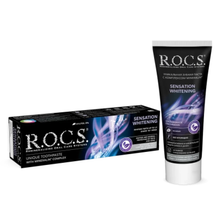 ROCS Sensation Whitening Beyazlatıcı Parlatıcı Diş Macunu 60ml