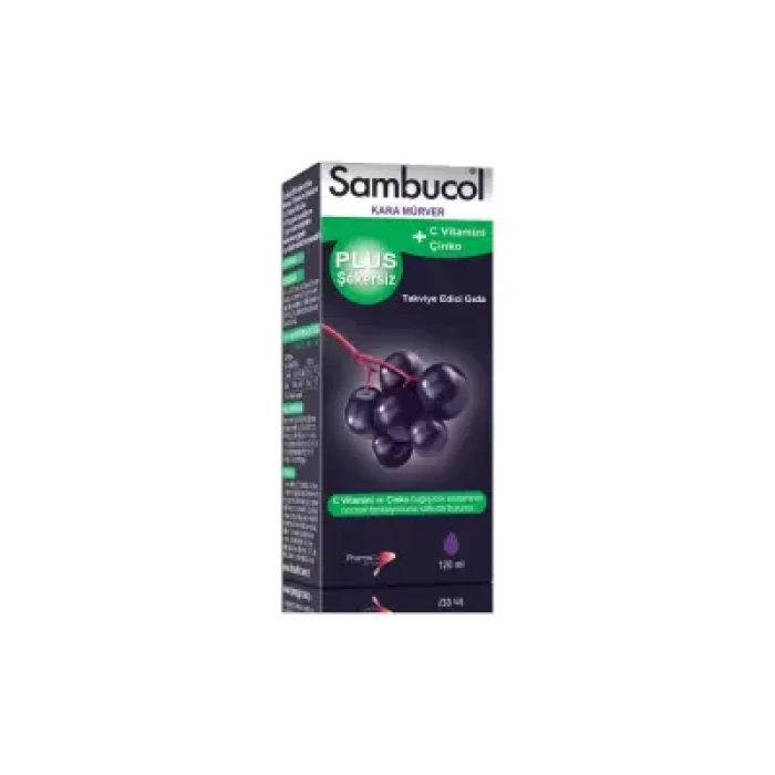 Sambucol Kara Mürver Plus Şekersiz 120ml