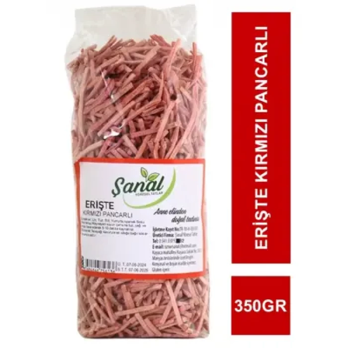 Şanal Erişte Kırmızı Pancarlı 350gr