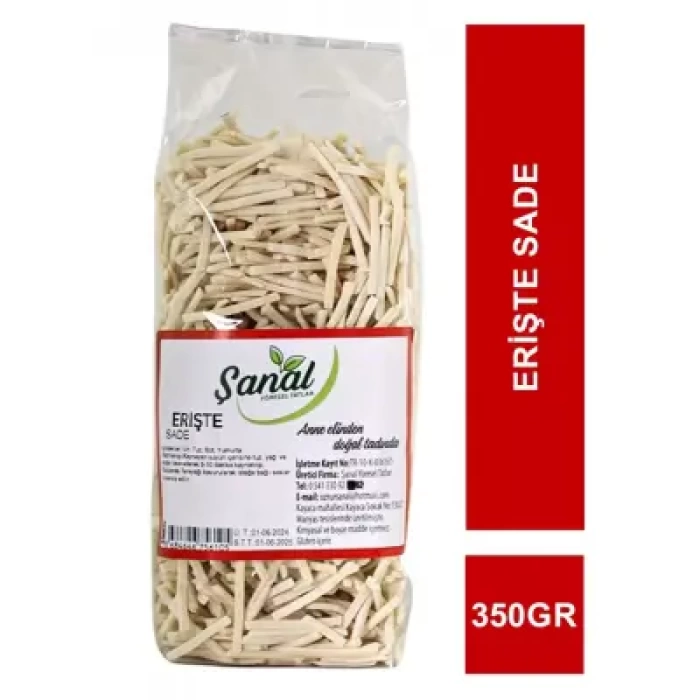 Şanal Erişte Sade 350gr