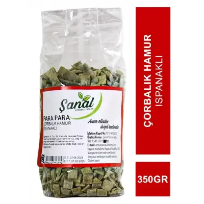 Şanal Para Para Çorbalık Hamur Ispanaklı 350gr