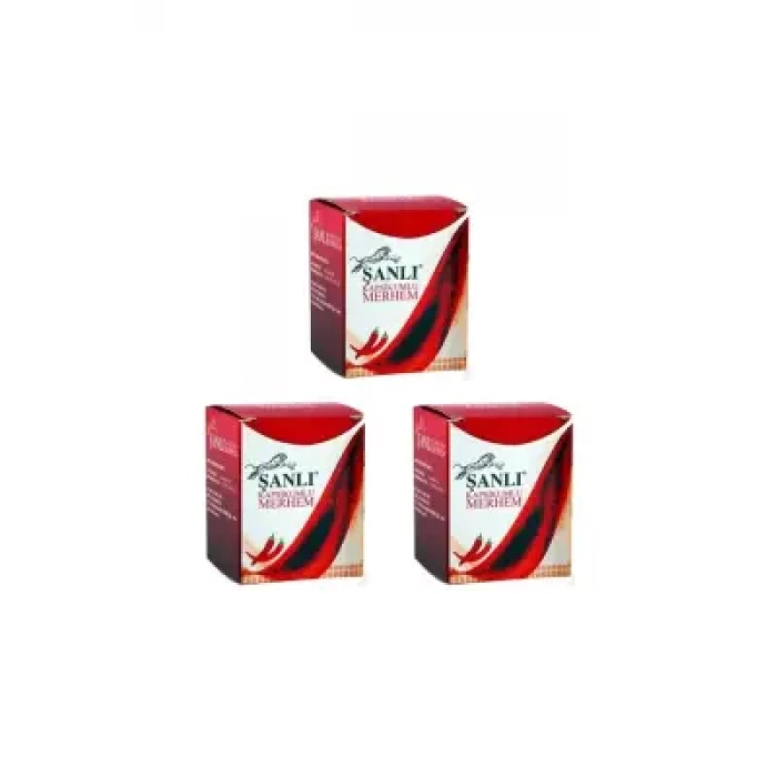 Şanlı Kapsikumlu Merhem 3,5 gr x 3 Adet