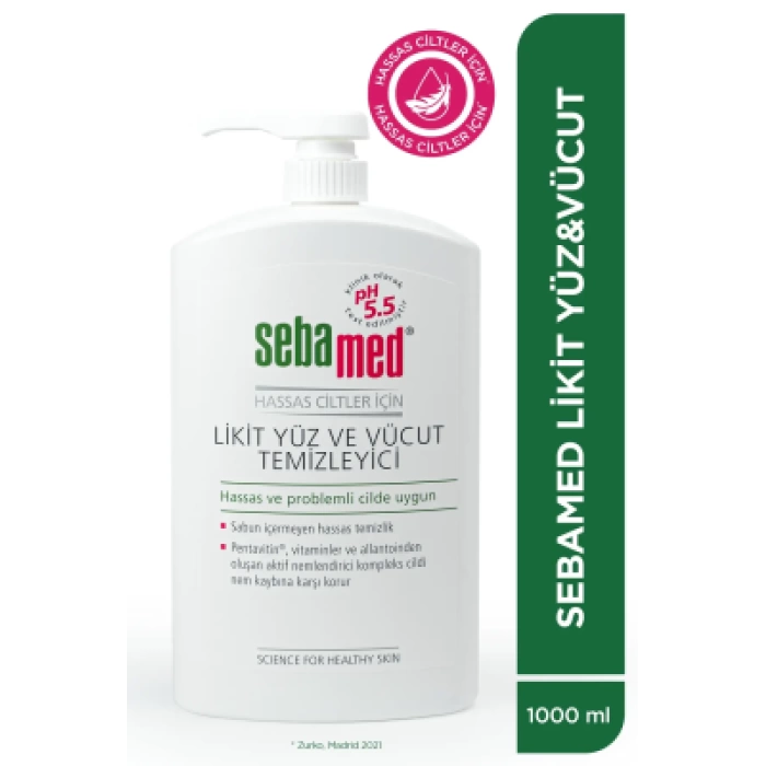 Sebamed Likit Yüz ve Cilt Temizleme Jeli 1000ml