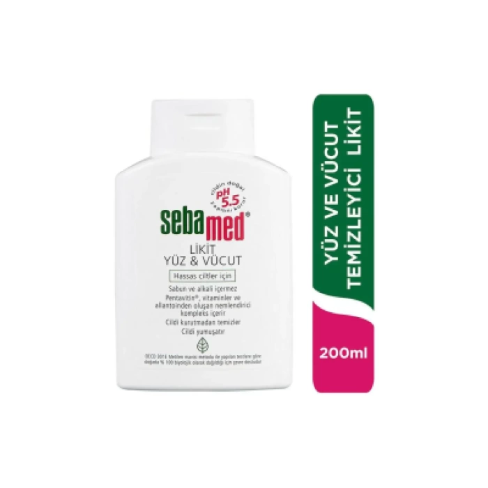 Sebamed Likit Yüz ve Cilt Temizleme Jeli 200ml