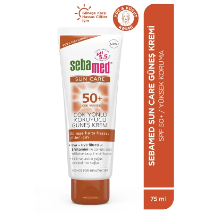 Sebamed Sun Spf 50 Çok Yönlü Koruyucu Güneş Kremi 75ml
