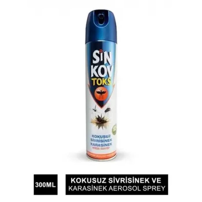 Sinkov Toks Kokusuz Sivrisinek ve Karasinek Aerosol Sprey 300 ml