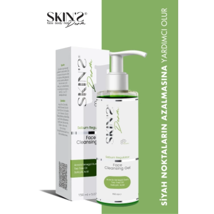 Skins Derm Sebum Regulator Face Cleansing Gel 150 ml