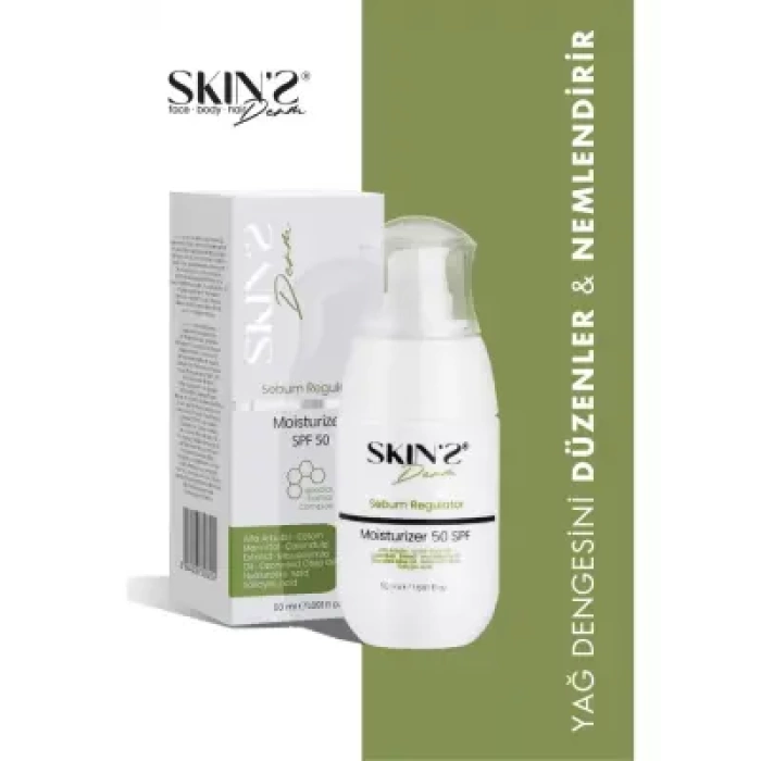 Skins Derm Sebum Regulator Moisturizing Spf50 Cream 50 ml