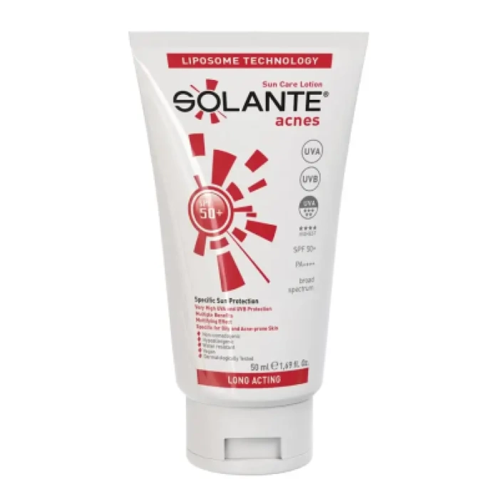 Solante Acnes SPF 50+ Losyon 50 ml
