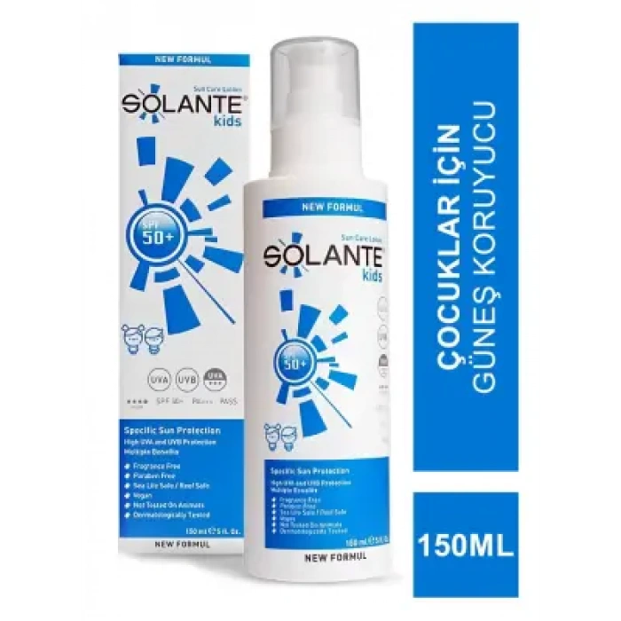 Solante Kids Çocuk Güneş Koruyucu Losyon SPF 50+ 150