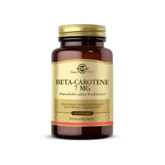 Solgar Beta Carotene 7 mg 60 Yumuşak Jelatin Kapsül