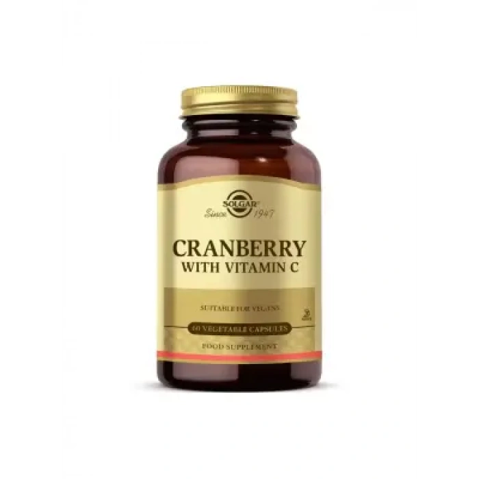 Solgar Cranberry With Vitamin C 60 Kapsül