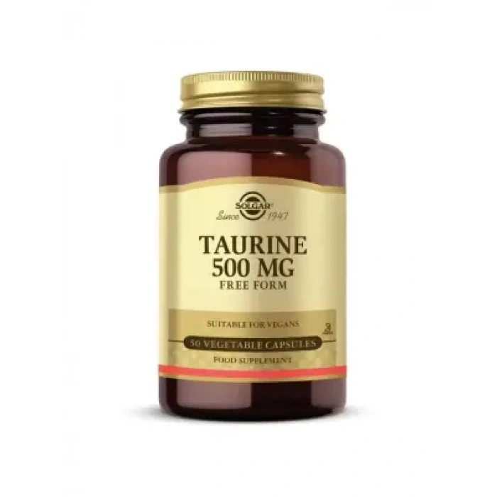 Solgar Taurine 500 Mg 50 Bitkisel Kapsül