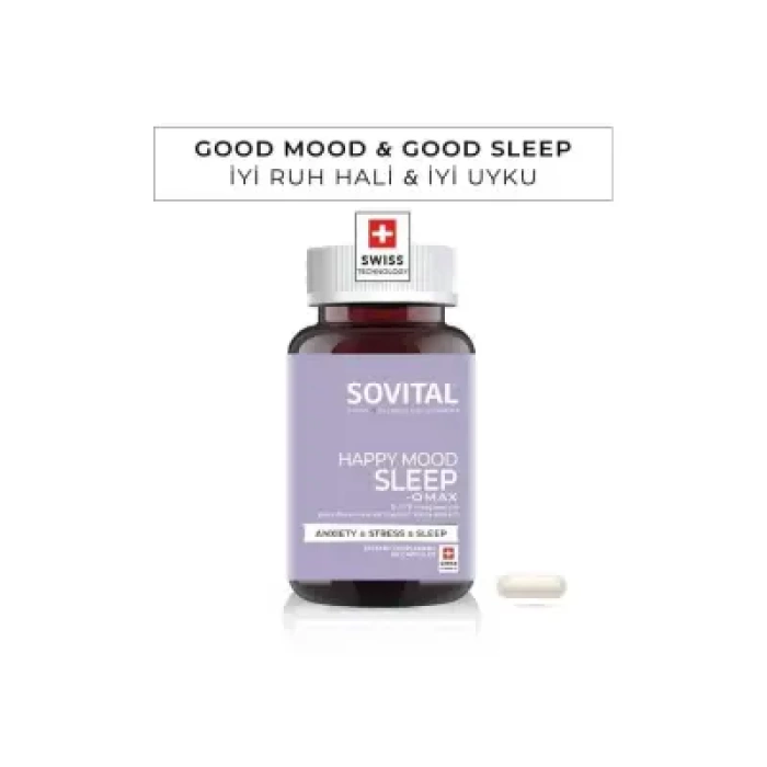 Sovital Happy Mood Sleep Omax 60 Kapsül