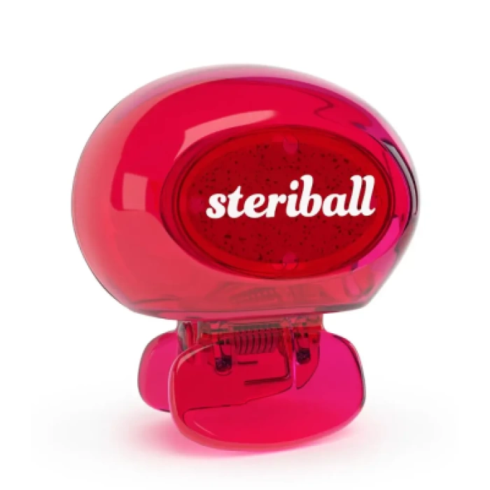 Steriball Yetişkin Diş Fırçası Koruyucu Hijyenik Kap - Kırmızı - Limon Kokulu