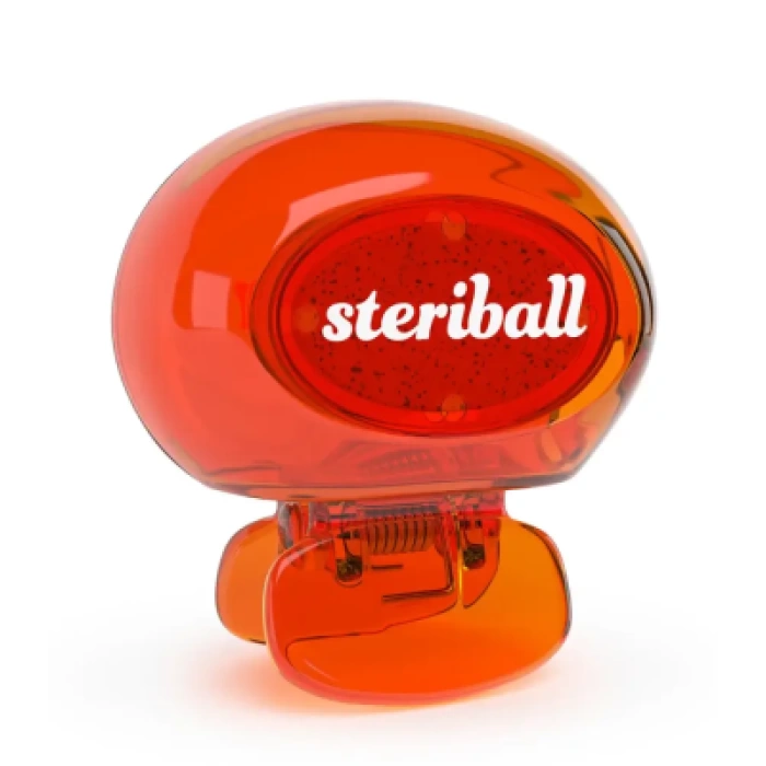 Steriball Yetişkin Diş Fırçası Koruyucu Hijyenik Kap - Turuncu - Limon Kokulu