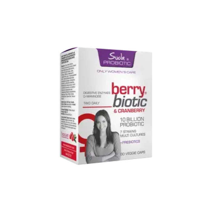 Suda Probiotic Berrybiotic 60 Vegan Kapsül