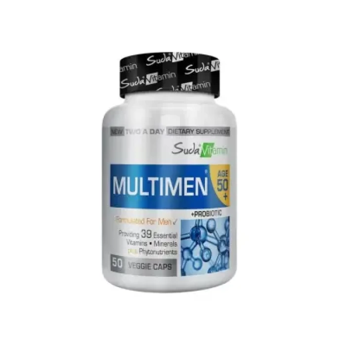 Suda Vitamin Multimen 50+ 50 Kapsül