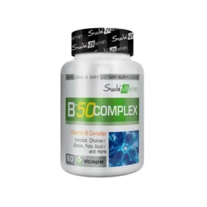 Suda Vitamin Vitamins B-50 Complex 60 Vegi Kapsül