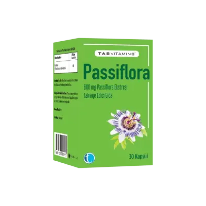 Tab İlaç Vitamins Passiflora 30 Kapsül