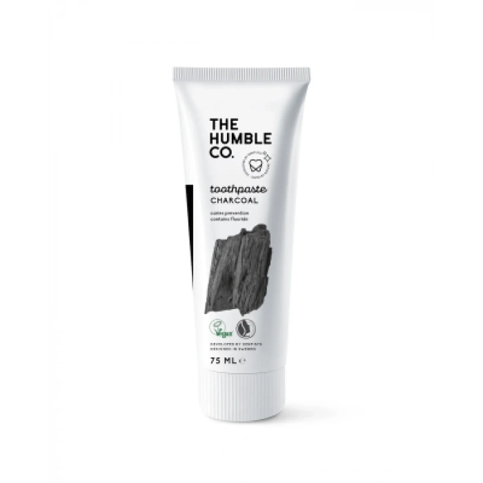 The Humble Co Natural Toothpaste Charcoal 75 ml Kömür Tozlu Komple Bakım Siyah Diş Macunu
