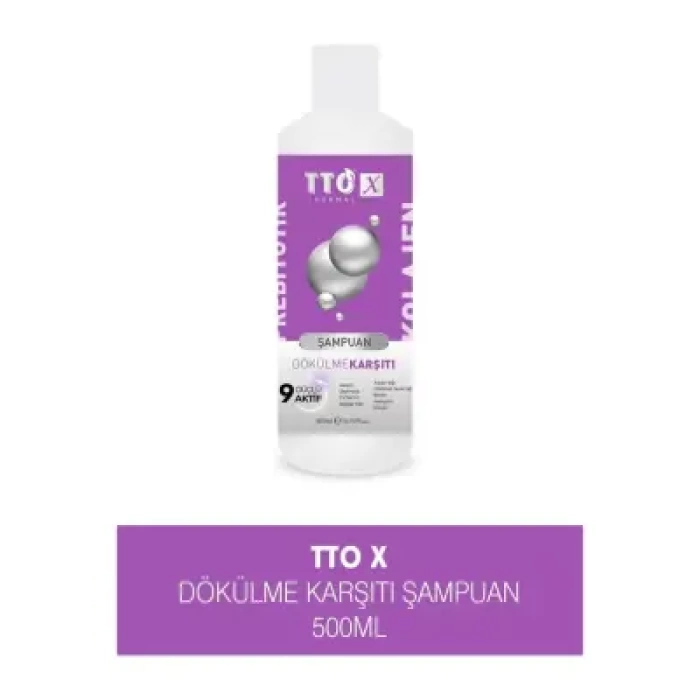 TTO X Kolajen ve Prebiyotik Dökülme Karşıtı Şampuan 500ml
