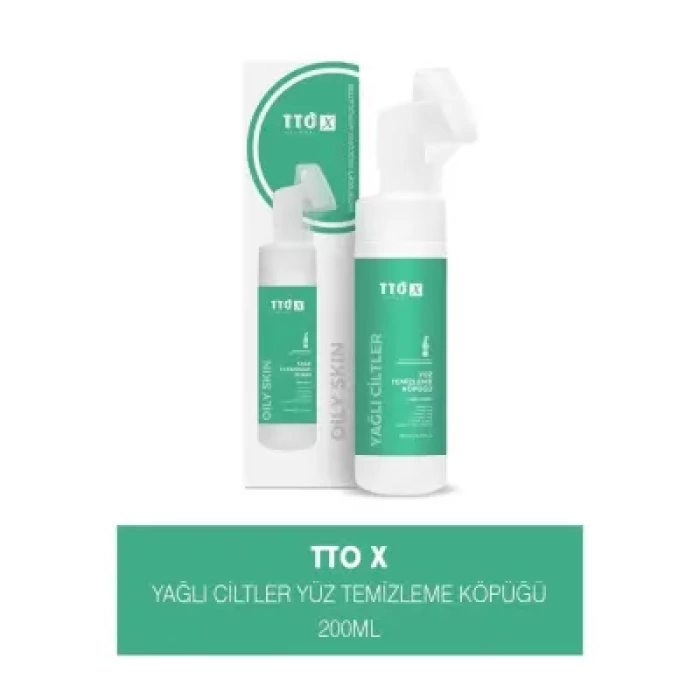 TTO X Yağlı Ciltlere Özel Aplikatörlü Yüz Temizleme Köpüğü 200ml