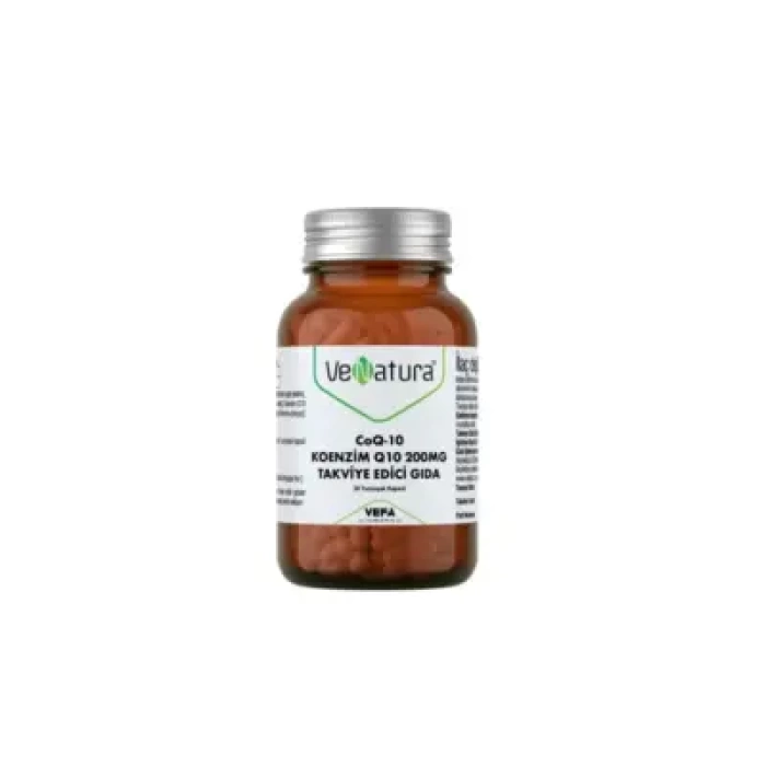 Venatura CoQ-10 Koenzim Q10 200 mg Takviye Edici Gıda 30 Kapsül
