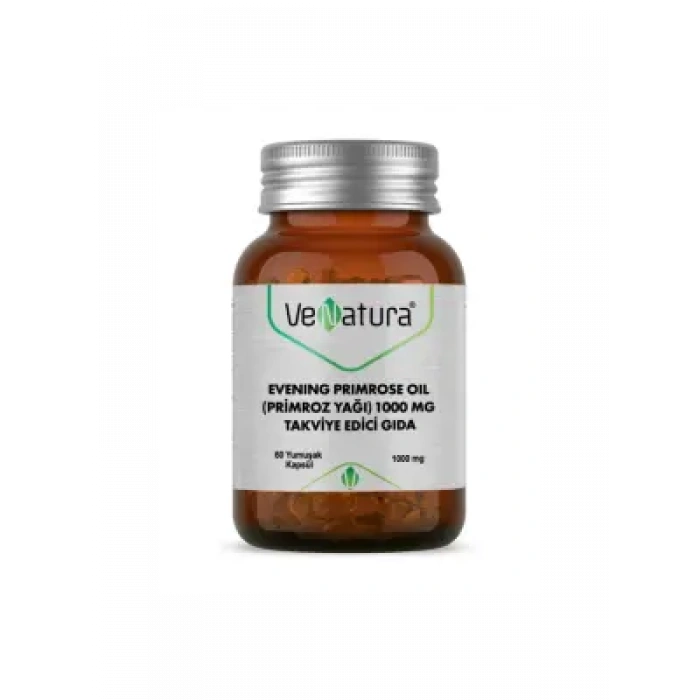 VeNatura Evening Primrose Oil -Primroz Yağı- 1000 mg 60 Kapsül