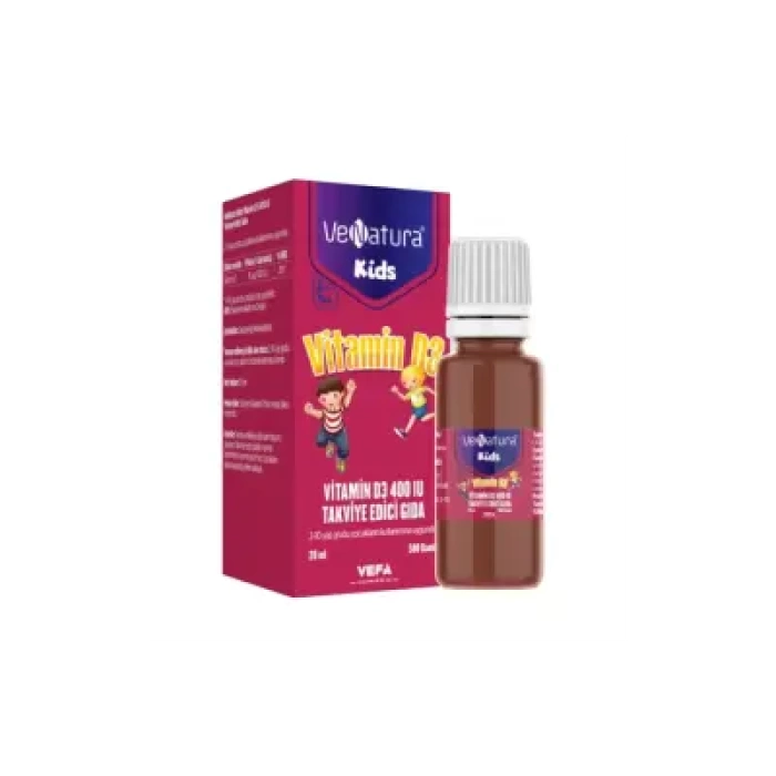 Venatura Kids Vitamin D3 400 IU Takviye Edici Gıda 20 ml