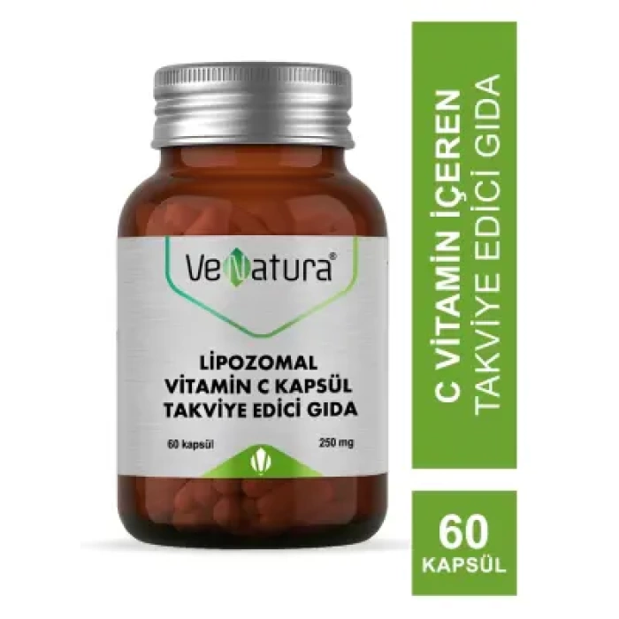 Venatura Lipozomal Vitamin C Takviye Edici Gıda 60 Kapsül