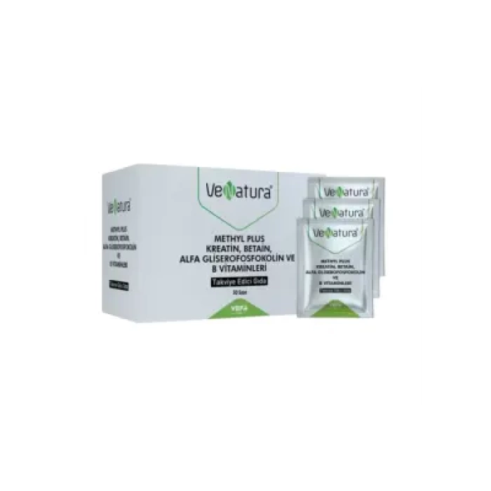 Venatura Methyl Plus Kreatin-Betain-Alfa Gliserofosfokolin ve B Vitaminleri 30 Saşe